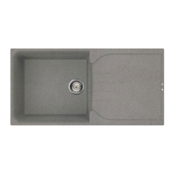 Reginox Ego 480 1.0 Bowl Granite Grey Titanium Kitchen Sink EGO480TT